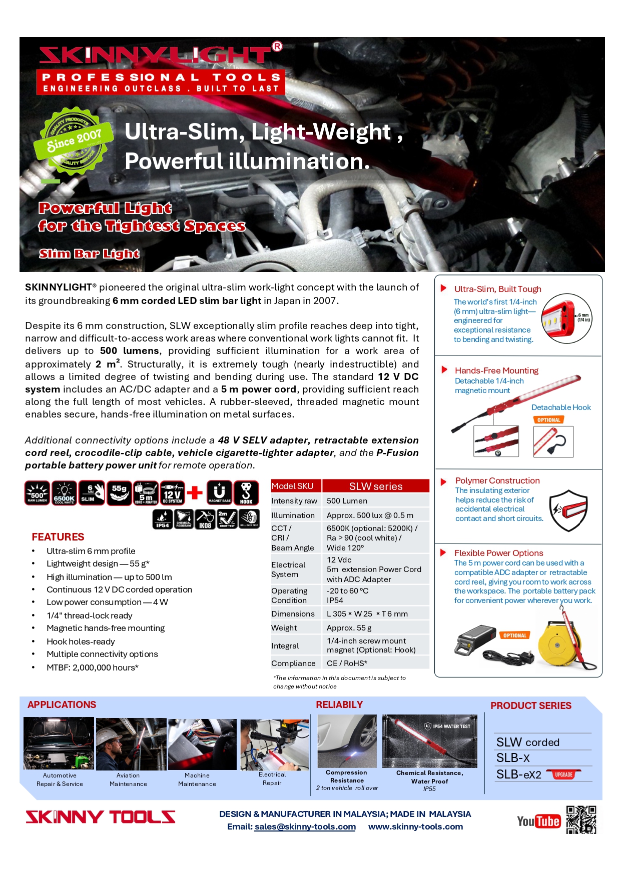 skinnytools slw series flyer 2026v1a(en) skinnytools slw series flyer 2026v1a(en)